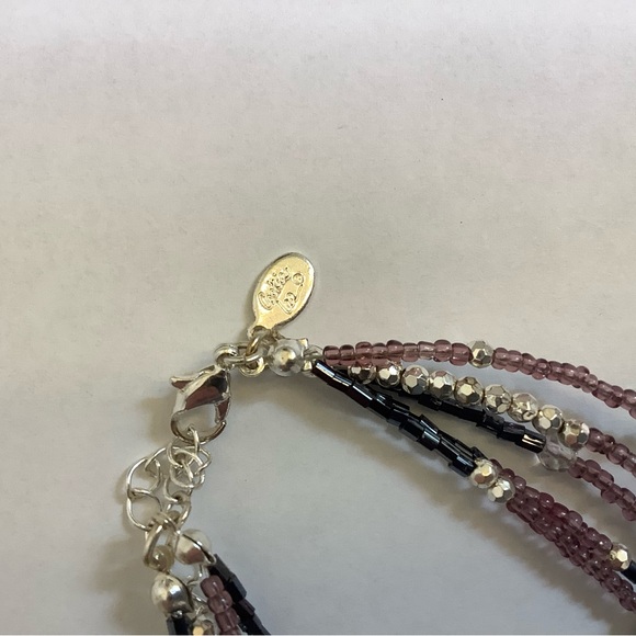 Cookie Lee 5 Strand Multi Colored Necklace - Picture 2 of 6